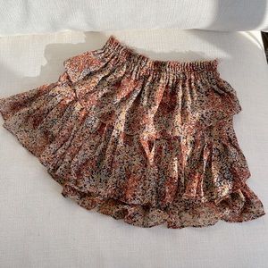 LoveShackFancy Ruffle Mini Skirt